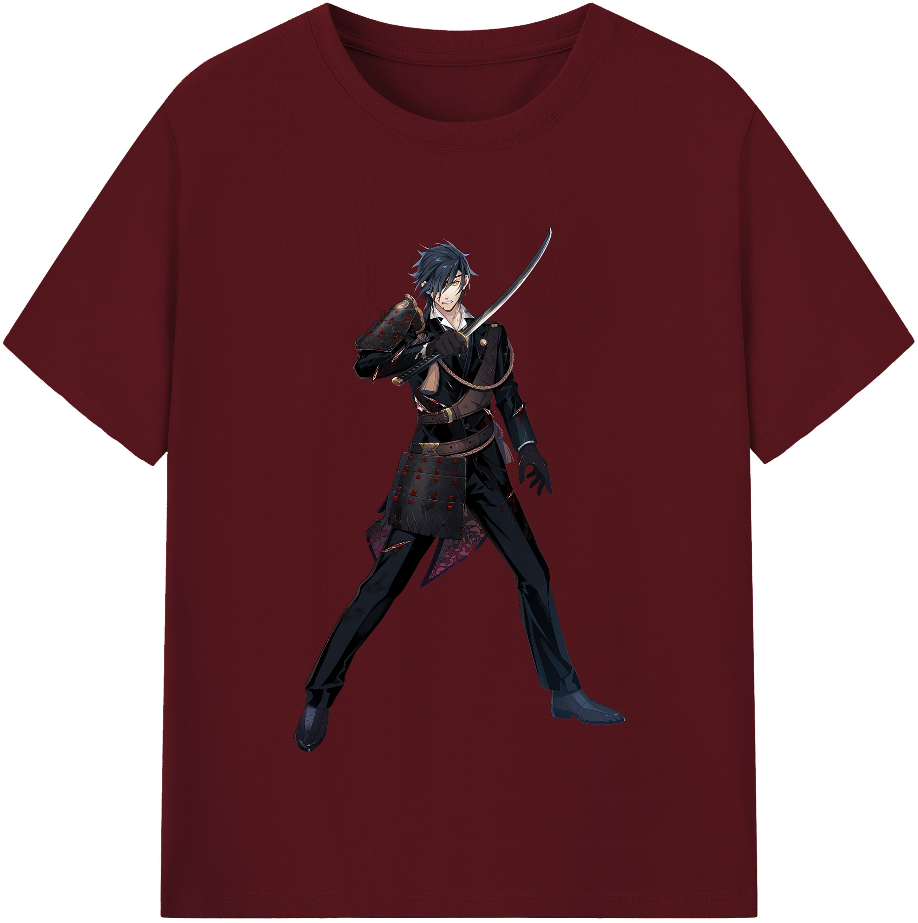 （画像用） 刀剣乱舞 Touken Ranbu 綿100％半袖Tシャツ（フロントプリント）
